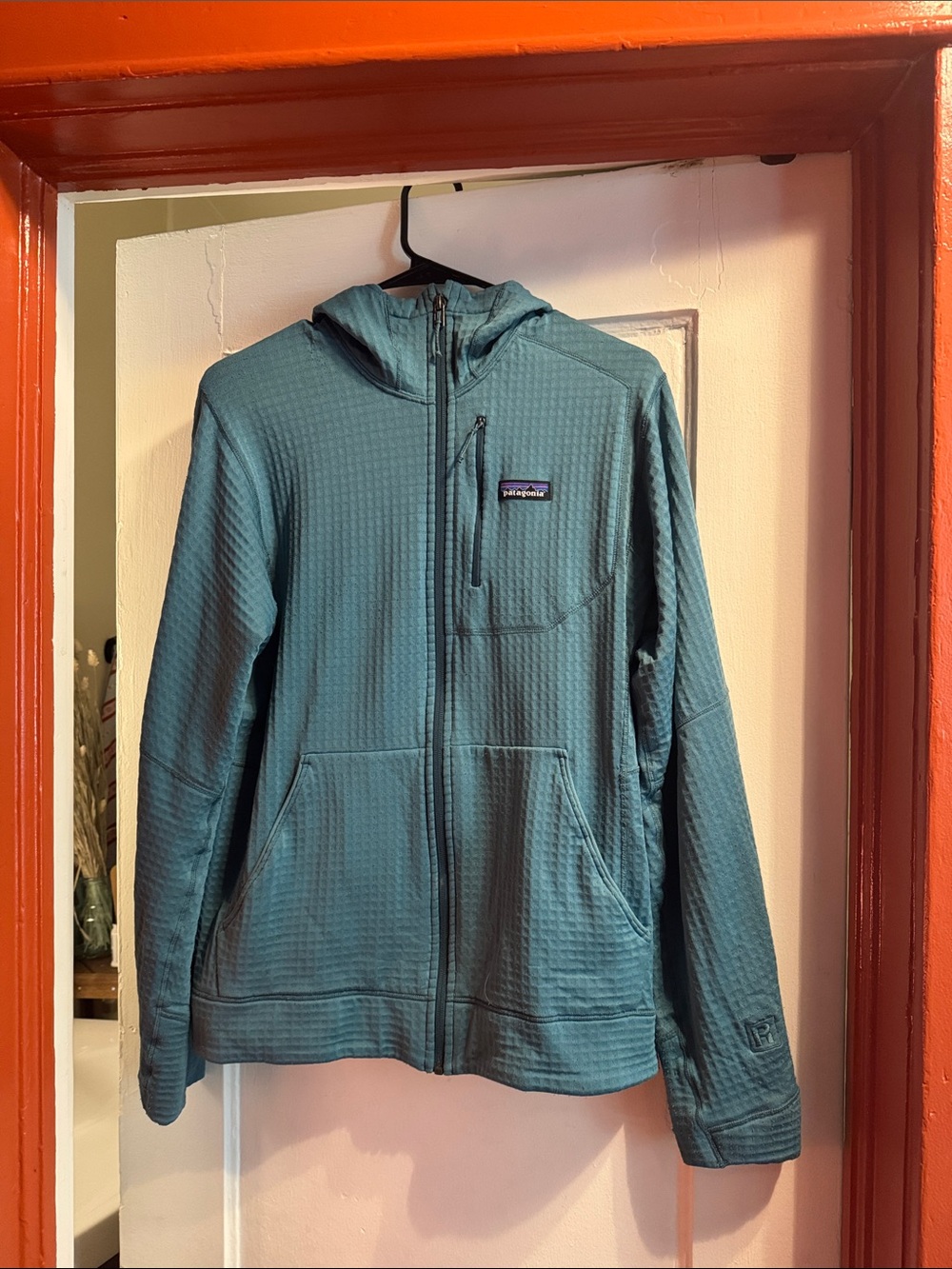 Patagonia Teal Hooded Layer